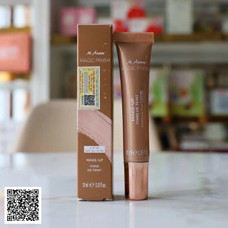 Kem Nền Mây 4 Trong 1 Tone Tự Nhiên M. Asam Magic Finish Make-up Mousse Classic 10ml