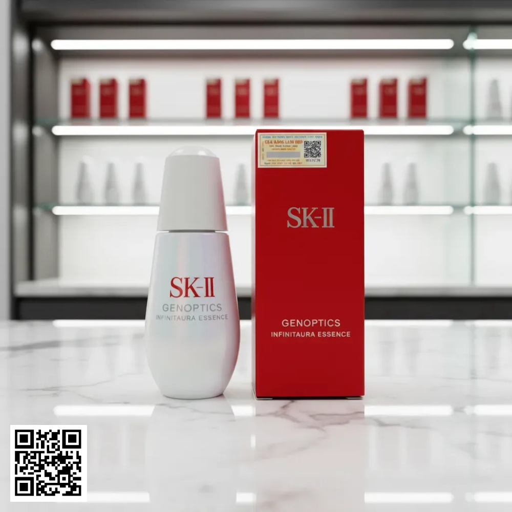 SK-II Genoptics Infinit Aura Essence Serum Tinh Chất Dưỡng Trắng Da Nhật Bản 50ml 