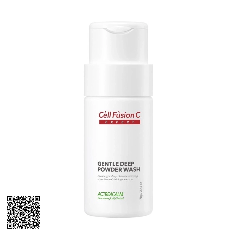 Bột Làm Sạch Sâu Dịu Nhẹ Cell Fusion C Expert Gentle Deep Powder Wash từ Hàn Quốc 70g