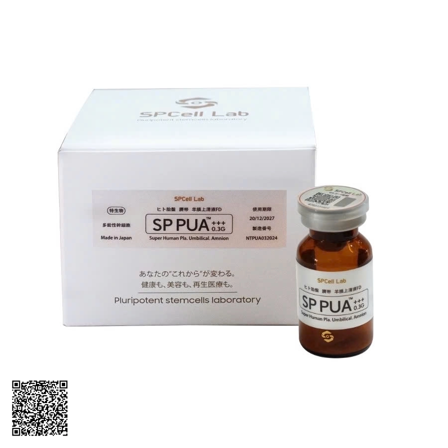 SPCell Lab SP PUA 0.3G Liệu pháp Hỗ Trợ Ngừa Lão Hóa chủ động từ Nhật Bản ( Dành cho người dưới 40 tuổi)
