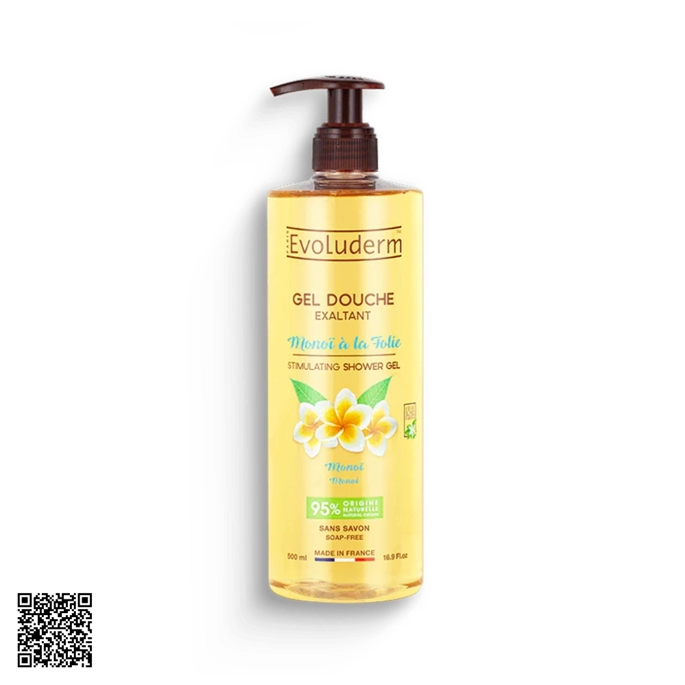 Gel Tắm Evoluderm Monoi de Tahiti 500ml từ Pháp