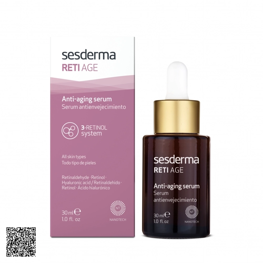 Tinh Chất Sesderma Reti Age Anti-Aging Giảm Nếp Nhăn Và Hỗ Trợ Ngừa Lão Hóa Reti Age 30ml Từ Tây Ban Nha