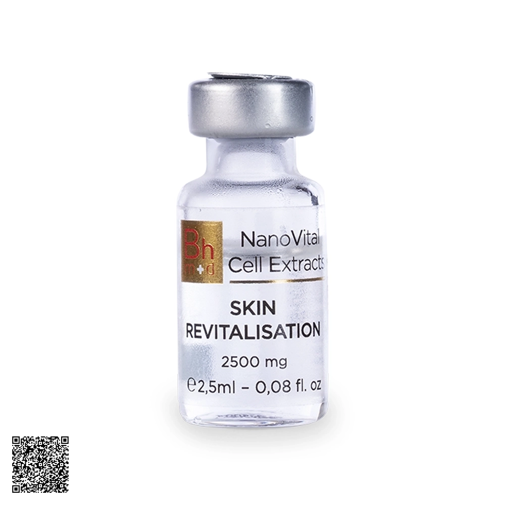 Tế Bào Sinh Học Bhmed NanoVital Cell Extracts Skin Revitalisation Siêu Phục Hồi & Làm Sáng Da Từ Thụy Sĩ Hộp 2,5ml x 10 Ống