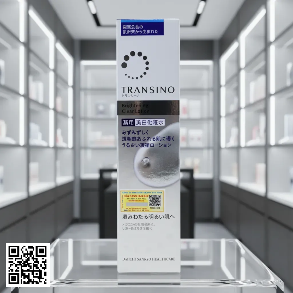 Nước Hoa Hồng TRANSINO Brightening Clear Lotion Dưỡng Trắng Da Mịn Màng Và Tươi Sáng Từ Nhật Bản 150ml