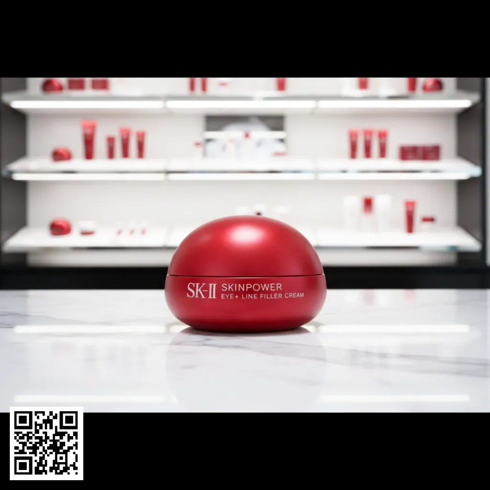 SK-II SkinPower Eye + Line Filler Cream Kem Dưỡng Mắt Chống Nhăn Thâm Nâng Cơ Nhật Bản 15g 