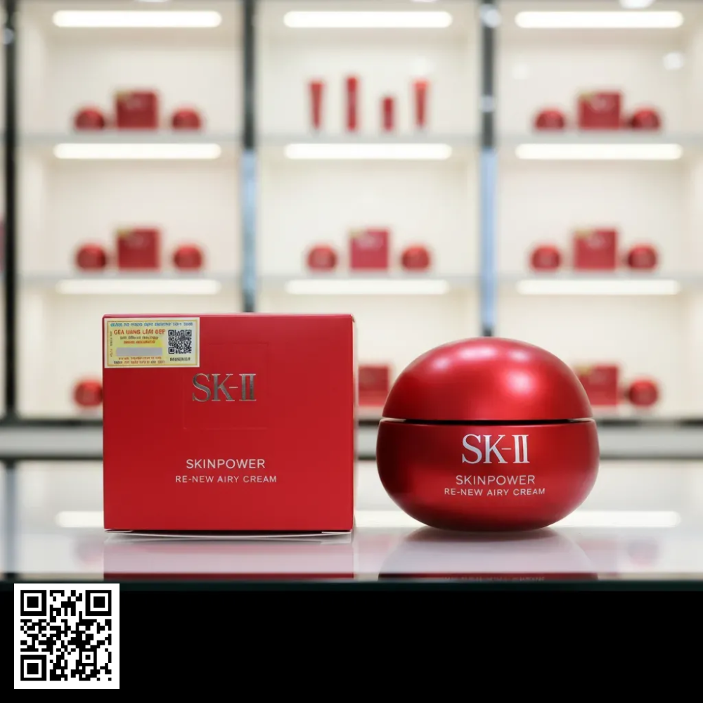 SK-II SkinPower Re-New Airy Cream Kem Dưỡng Ẩm Chống Lão Hoá Da Sk-ii Nhật Bản 80gr 