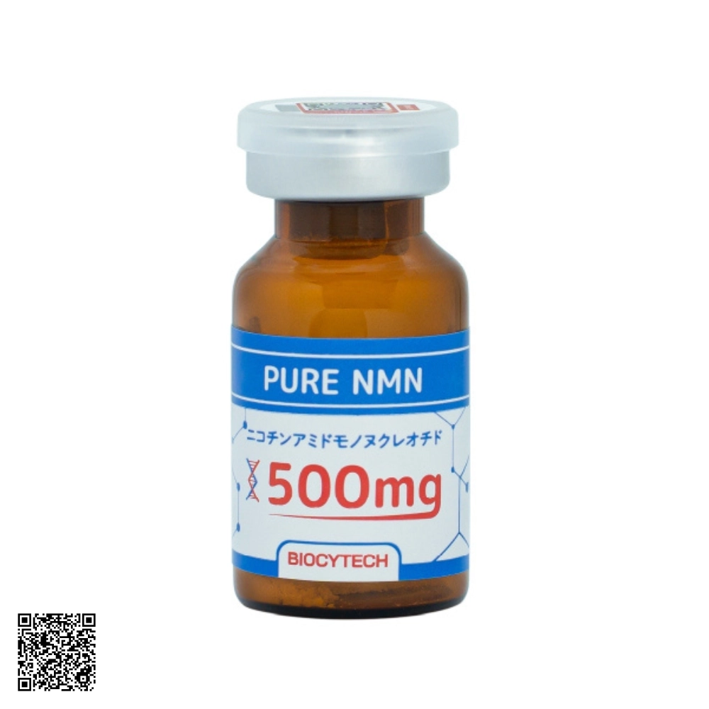 PURE NMN 500MG Biocytech Truyền NMN 1 Lọ Nhật Bản