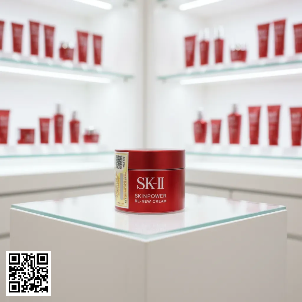 SK-II Skinpower Re-new Cream Mini Kem Dưỡng SK-II Từ Nhật Bản 15g