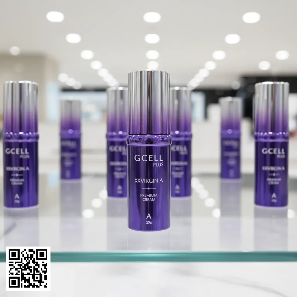 Kem Mờ Thâm Nách Bẹn Mông GCell XX Virgin Plus A Premium Cream A Hàn Quốc 20g