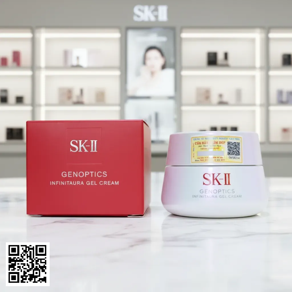 SK-II GenOptics Infinitaura Gel Cream Kem Trắng Da Dạng Gel Sk-ii  Nhật Bản 50g