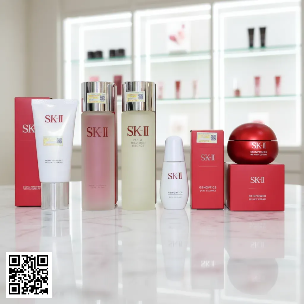Bộ SK-II Genoptics Spot Chống Lão Hóa, Trị Nám 5 Sản Phẩm Full-size Nhật Bản