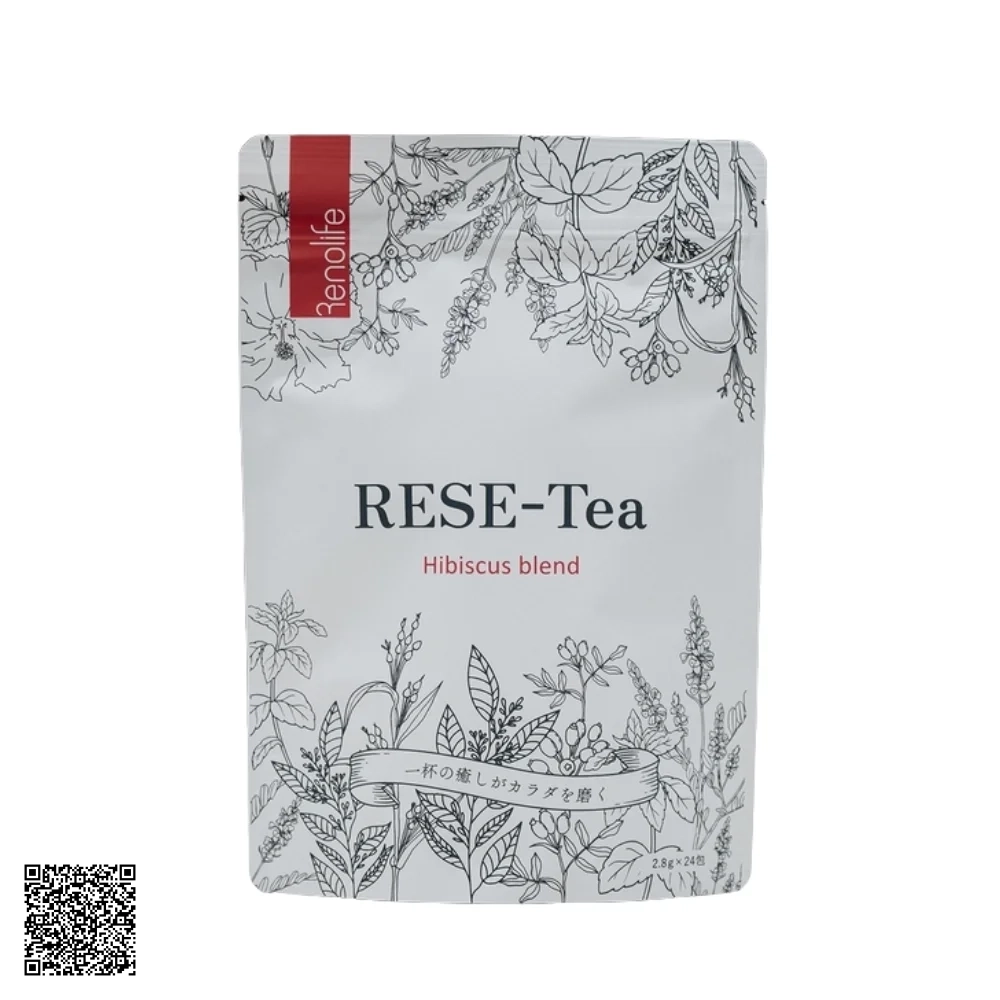 Trà Thảo Mộc Renolife RESE-Tea Hibiscus Blend Thanh Lọc Thải Độc, Hỗ Trợ Giảm Cân Nhật Bản 24 Gói