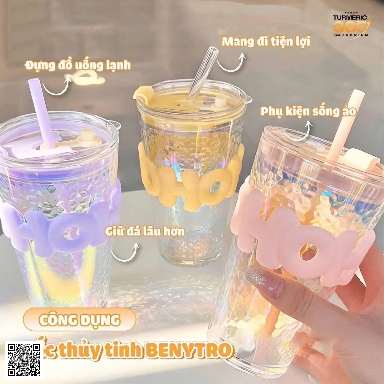 [Quà Tặng] Ly thủy tinh cute