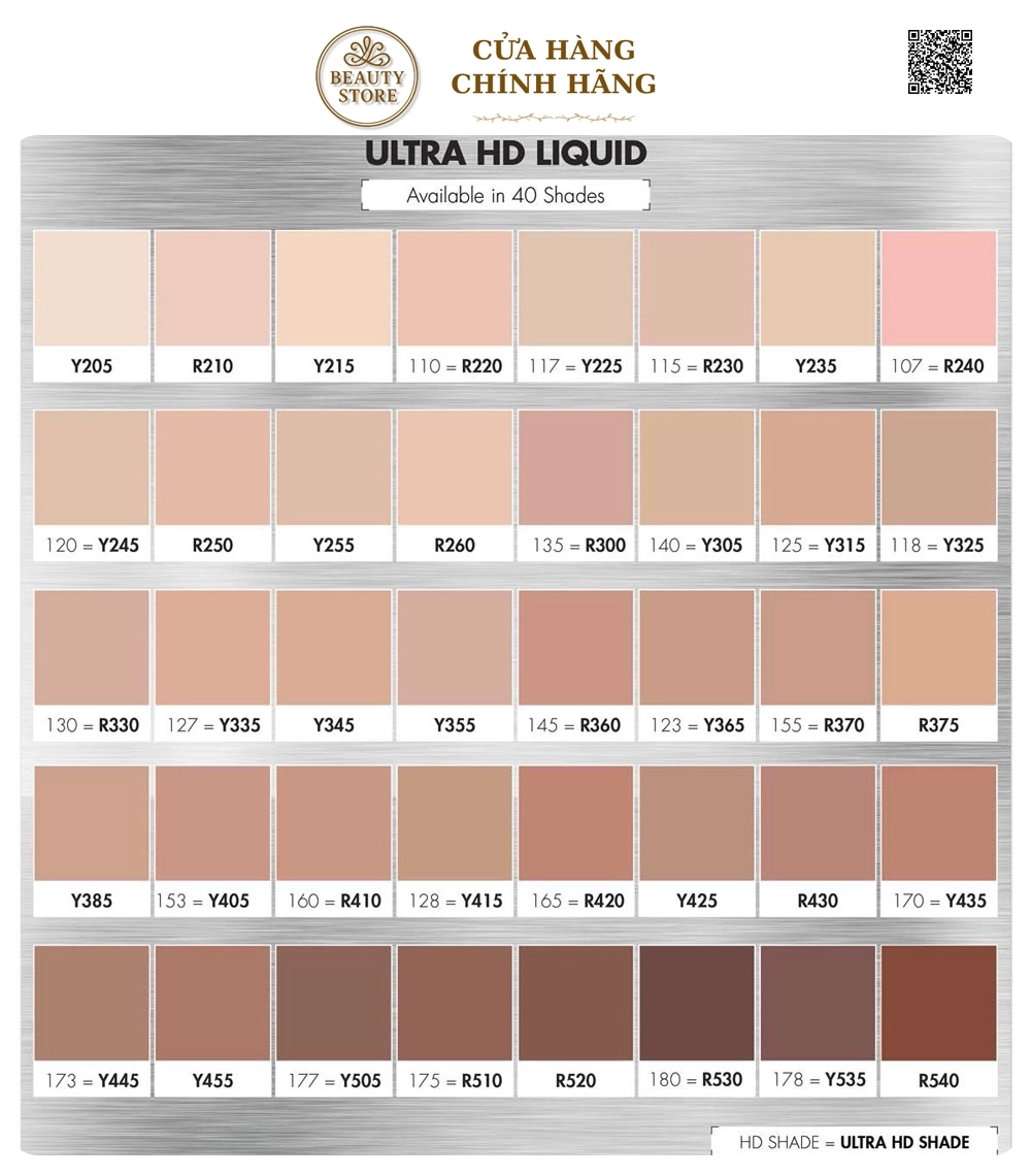 Kem Nền Siêu Mịn Make Up For Ever Ultra HD Foundation