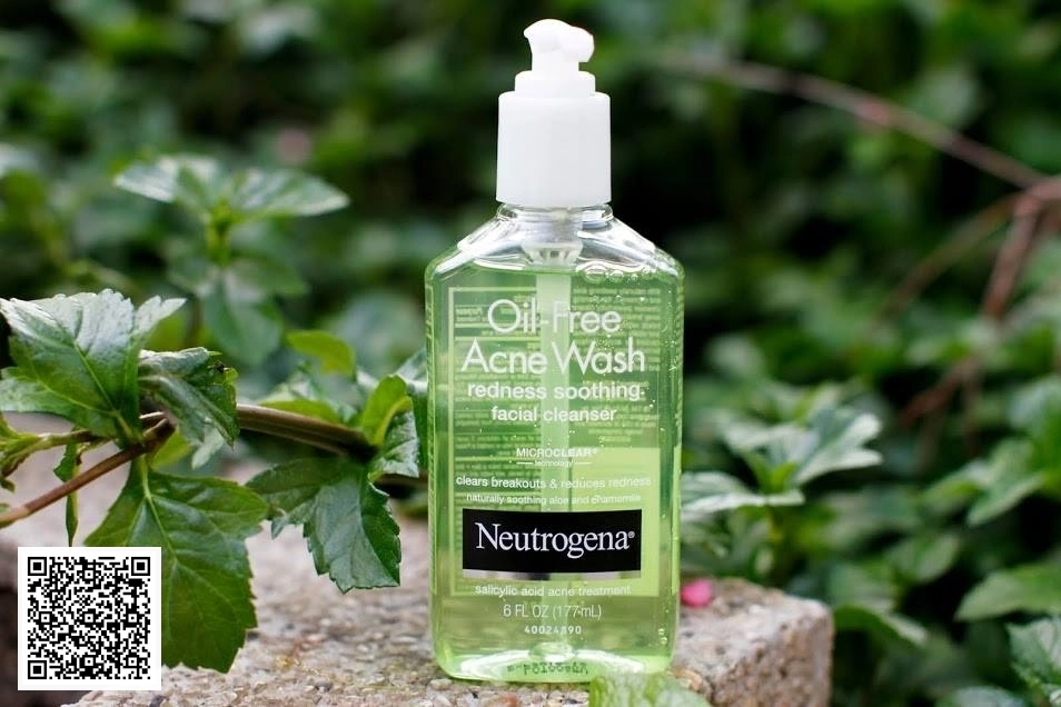 Sữa Rửa Mặt Neutrogena Oil-Free Acne Wash Redness Soothing Facial Cleanser