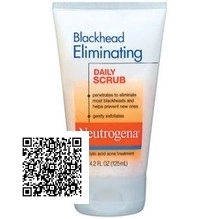 Sữa Rửa Mặt Giảm Mụn Cám, Mụn Đầu Đen Neutrogena Blackhead Eliminating Daily Scrub của Mỹ