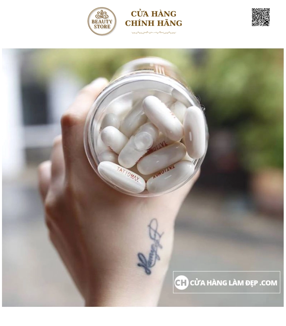 Viên Uống Trắng Da Tatio Active Gold Glutathione 1850mg