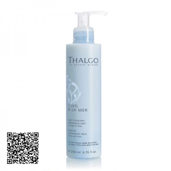 Sữa rửa mặt tẩy trang dành cho da khô Thalgo Gentle Cleansing Milk 200ml