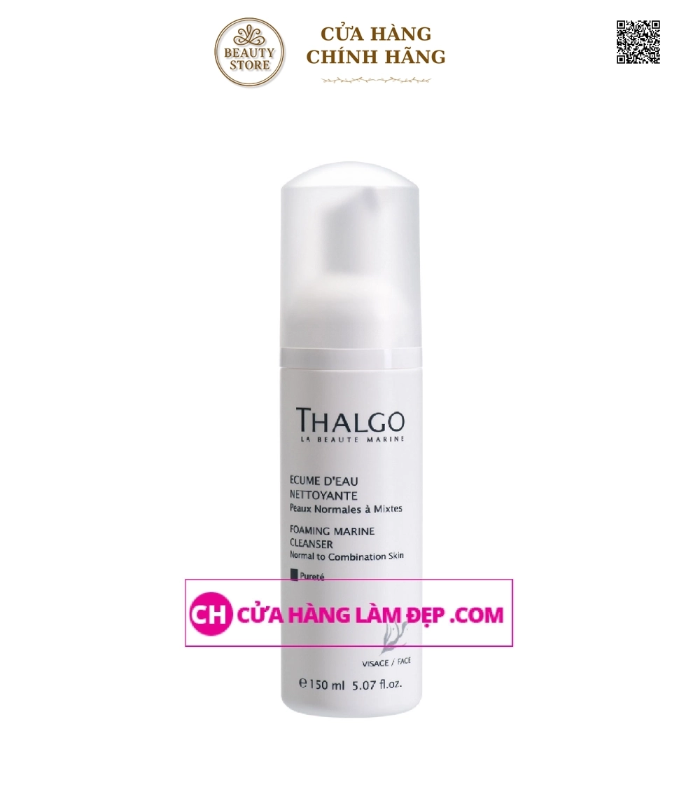 Sữa rửa mặt tạo bọt Thalgo Foaming Marine Cleanser