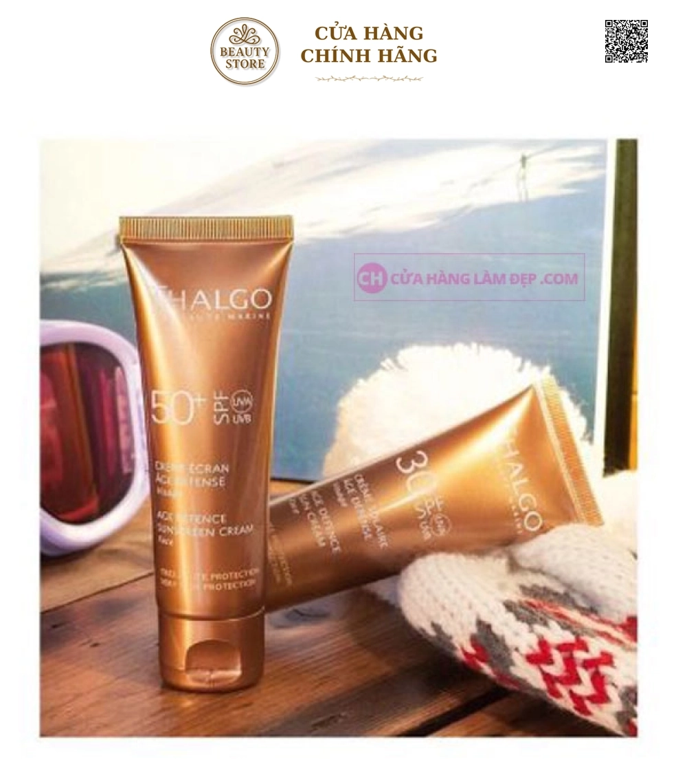Kem Chống Nắng Thalgo Age Defence Sunscreen Cream SPF50+