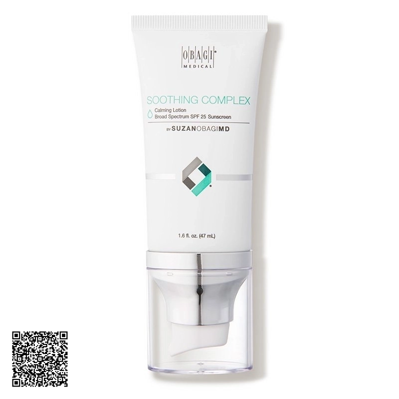 Kem Chống Nắng Phổ Rộng SuzanObagiMD Soothing Complex Calming Lotion Broad Spectrum SPF 25