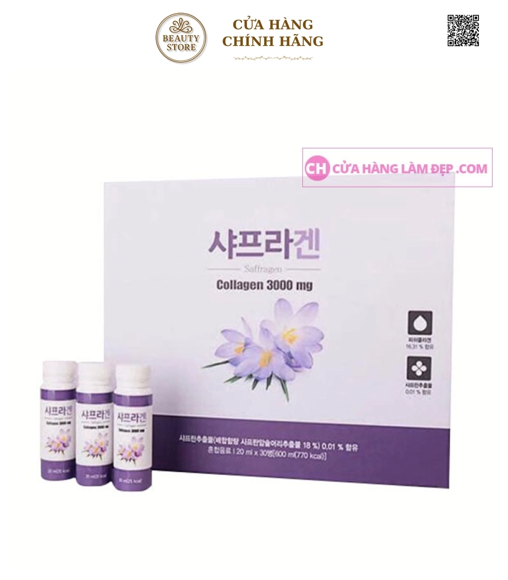 Nước Uống Làm Đẹp Saffon Collagen Hàn Quốc 3000mg