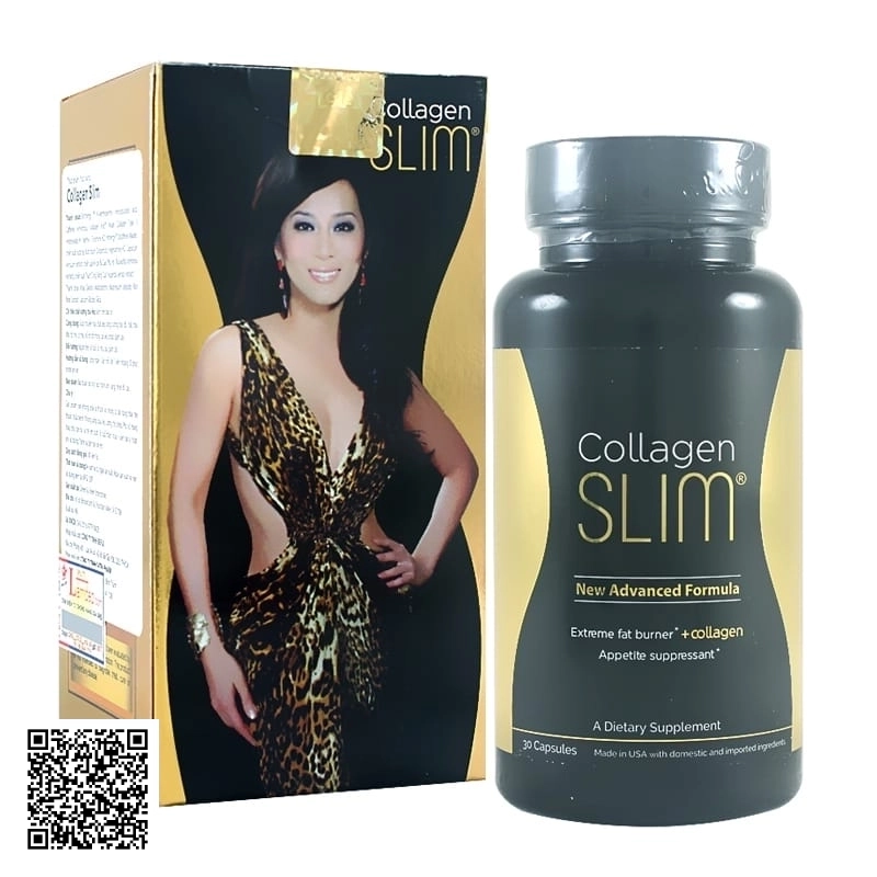Viên uống giảm cân Collagen Slim Kỳ Duyên Mẫu Mới 2021