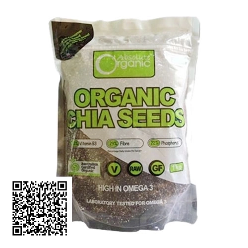 Hạt Chia Úc - Chia Seeds High In Omega 3 Absolute Organic (1kg)