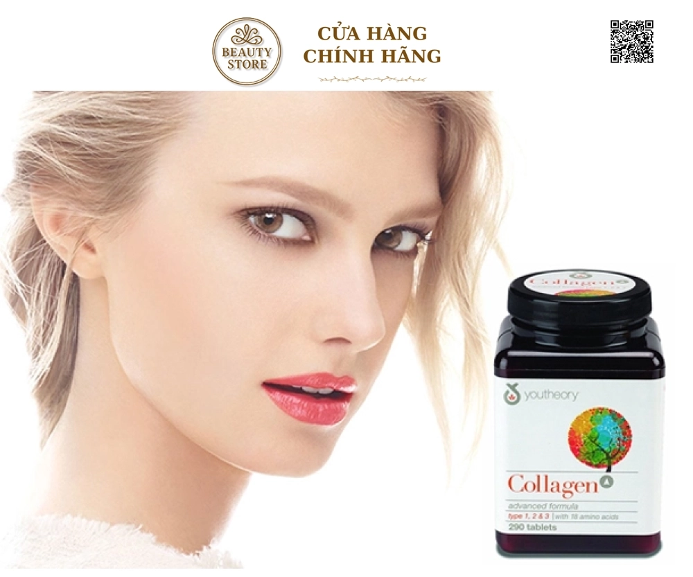 Collagen Youtheory Type 1 2 & 3 (290 Viên)
