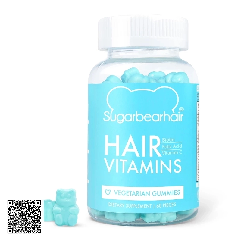 Kẹo Dẻo Bổ Sung Vitamin Kích Thích Mọc Tóc Hair Vitamins Sugarbearhair