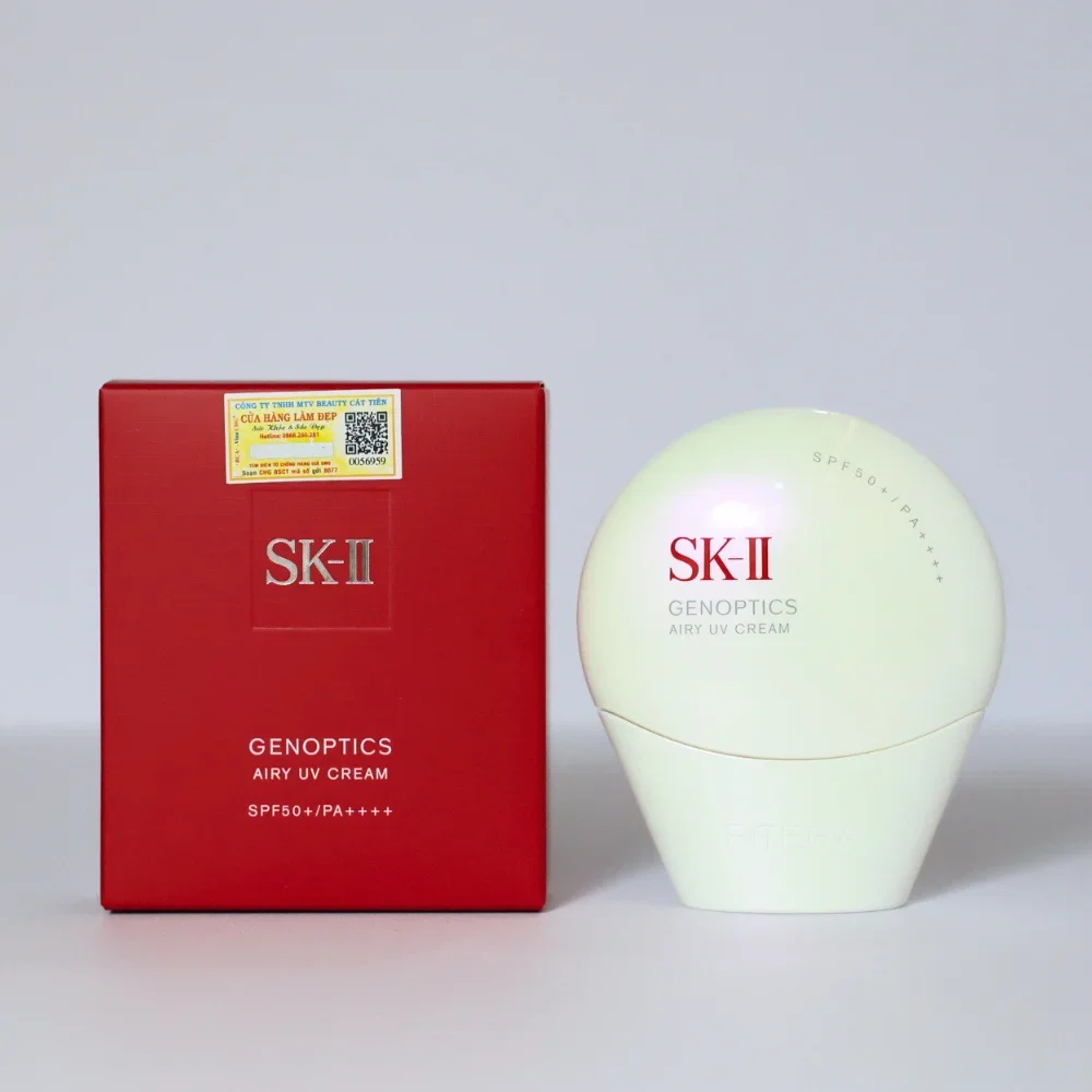 SK-II GenOptics Airy UV Cream – Kem Chống Nắng Dưỡng Da Nhật Bản SPF50+/PA++++ 50g