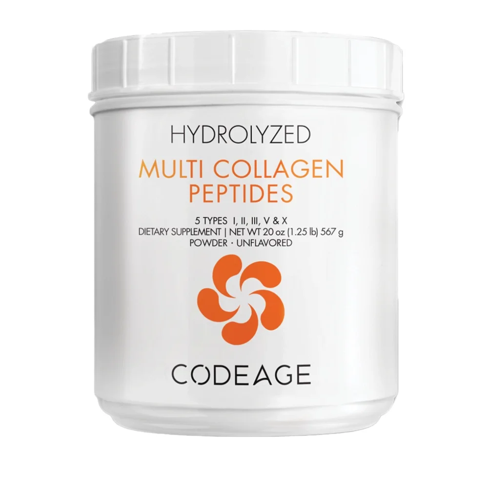 Bột Collagen Trẻ Hóa Da CodeAge Hydrolyzed Multi Collagen Peptides Powder 567g – Collagen 5 loại từ Mỹ