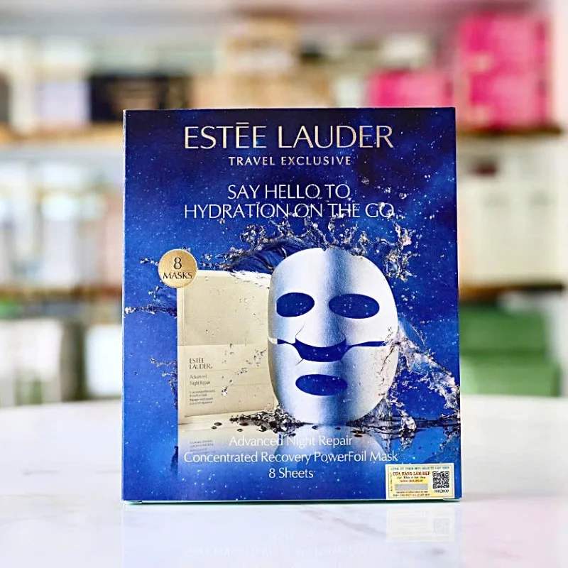 Mặt Nạ Estée Lauder Advanced Night Repair Concentrated Recovery PowerFoil Mask 8 miếng – Dưỡng ẩm, phục hồi da tối ưu