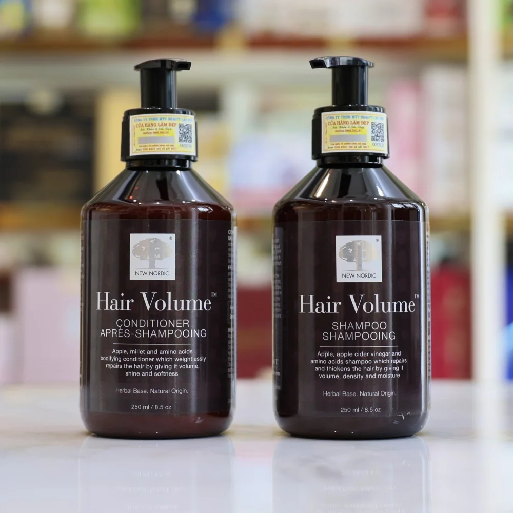 Bộ Gội Xả Hair Volume New Nordic – Giải Pháp Kích Thích Mọc Tóc Tự Nhiên