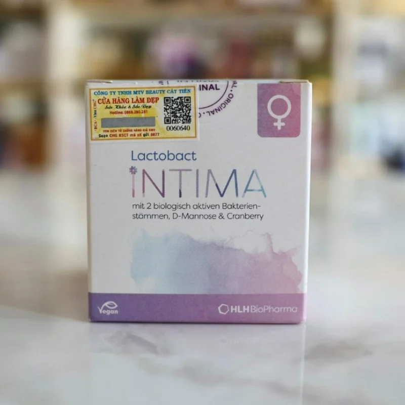 Lactobact Intima HLH Biopharma – Viên Uống Men Vi Sinh Phụ Khoa Đường Tiết Niệu 60 Viên | Hỗ Trợ Sức Khỏe Vùng Kín