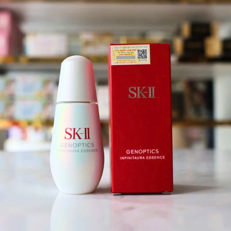 SK-II Genoptics InfinitAura Essence Serum 50ml – Tinh chất dưỡng trắng da Nhật Bản | Review, công dụng, cách dùng