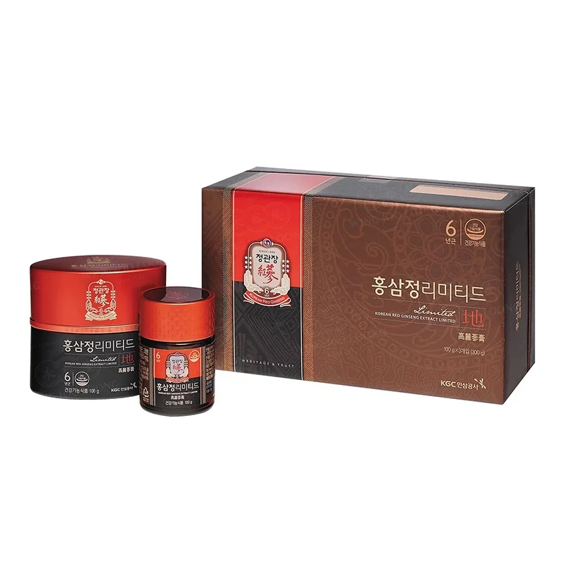 Cao Địa Sâm KGC Korean Red Ginseng Extract Limited 3 Lọ/Hộp – Bổ Dưỡng, Tăng Sức Đề Kháng, Giảm Mệt Mỏi