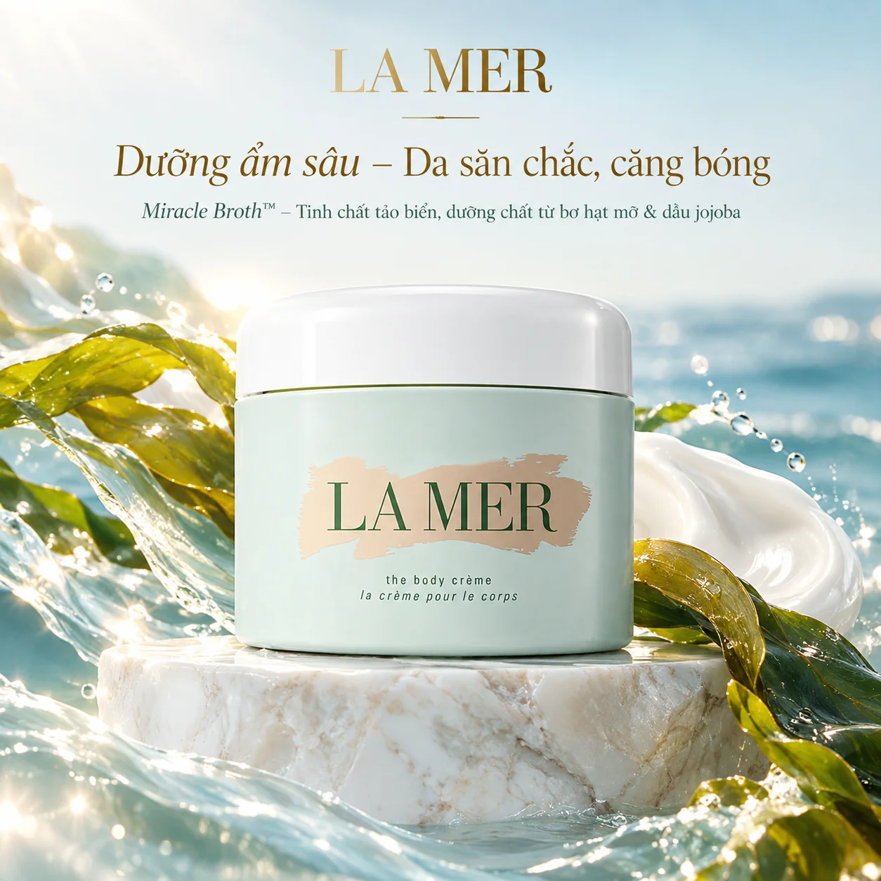 La Mer The Body Cream 300ml – Kem Dưỡng Da Toàn Thân Sang Trọng, Dưỡng Ẩm Sâu & Tái Tạo Da