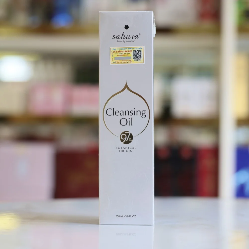 Dầu Tẩy Trang Sakura Cleansing Oil 150ml - Dưỡng ẩm & Tẩy Trang Hoàn Hảo từ Nhật Bản