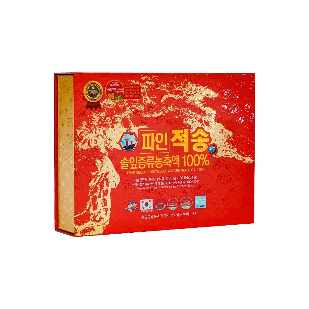 Tinh Dầu Thông Đỏ Red Pine Jeoksong Hàn Quốc 120 Viên - Công dụng, Thành phần & Hướng dẫn sử dụng