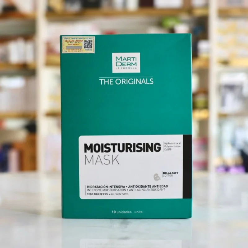 Mặt Nạ Dưỡng Ẩm MartiDerm The Originals Moisturising Mask 10 miếng – Dưỡng ẩm sâu, giảm nếp nhăn, review & giá Vietnam
